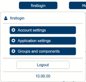 login page